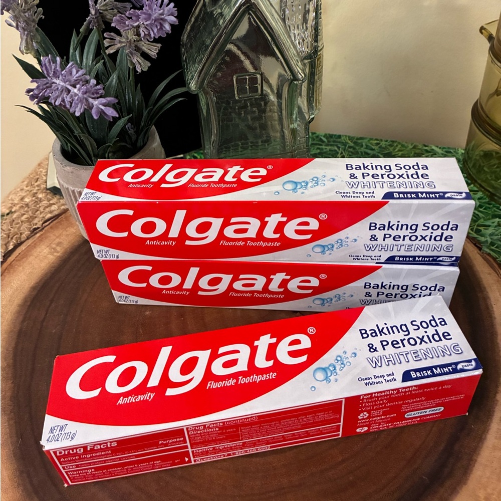 Colgate Baking Soda & Peroxide Whitening Toothpaste (set of 3)